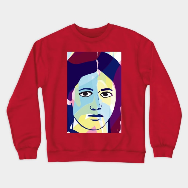 Young Anna Akhmatova Crewneck Sweatshirt by Exile Kings 